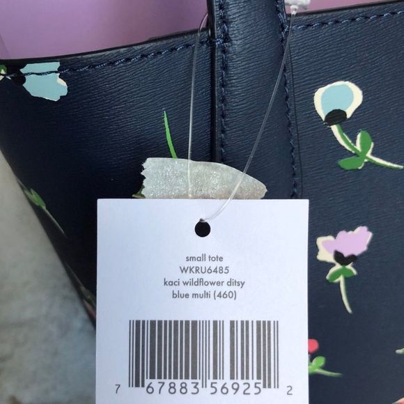 Kate Spade Kaci wildflower ditsy tote  blue multi - Picture 2 of 5